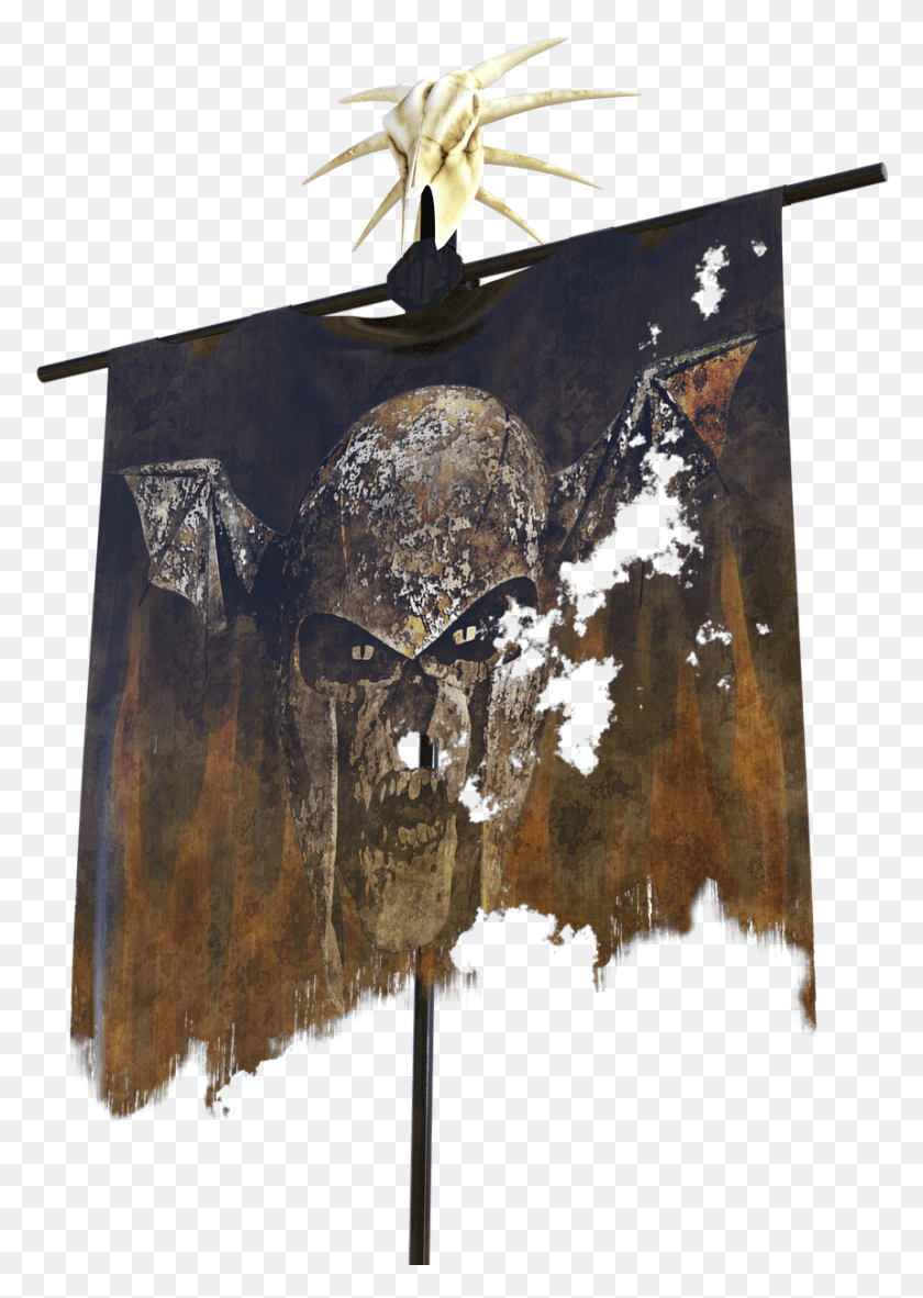 859x1236 Banner Flag Map Free Picture Still Life, Rust HD PNG Download