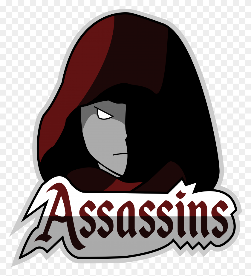 6790x7523 Banner Free Assassins Mascot Logos, Ropa, Vestimenta, Hood Hd Png