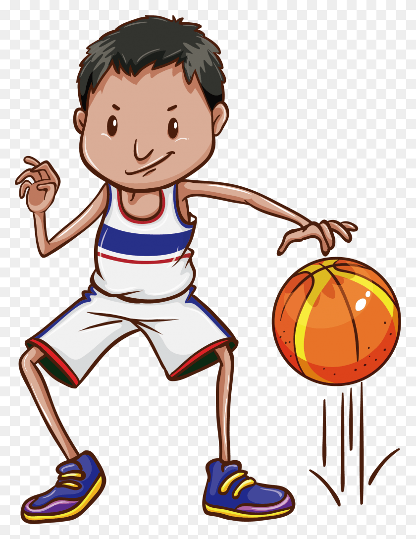 1414x1865 Banner Free Bouncing Basketball Clipart Bounce The Ball Clipart, Female, Girl, Kid HD PNG Download