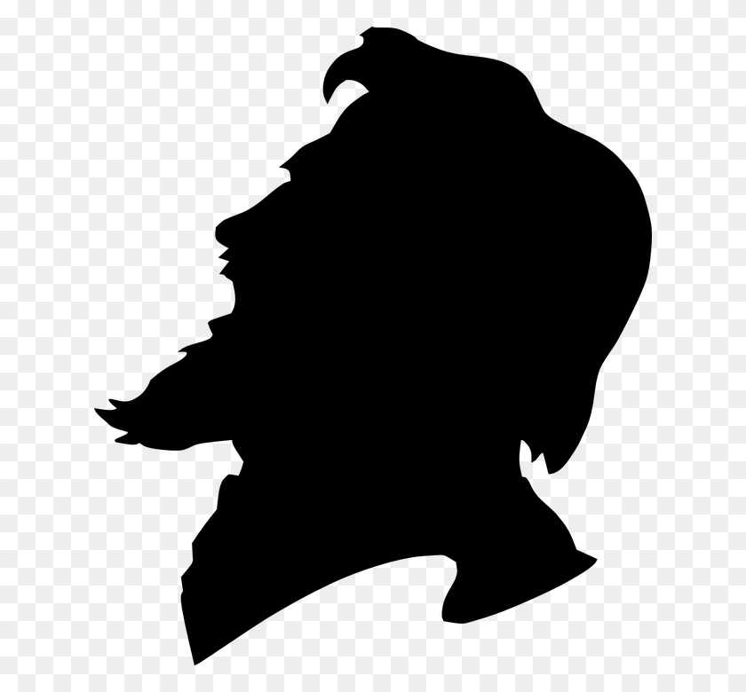 628x720 Banner Free Man Cliparts Shop Of Library Buy Clip Men Side Face Vector, Gray, World Of Warcraft HD PNG Download