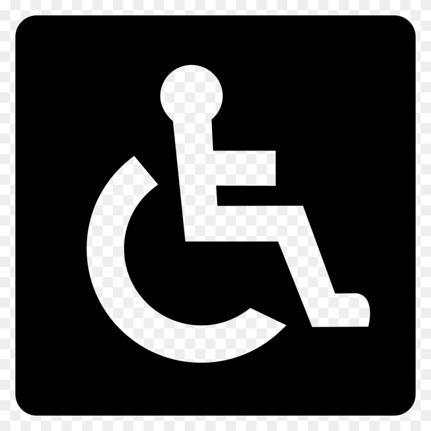 980x980 Баннер Бесплатное Использование Значок Доступности Для Инвалидных Колясок Доступность Для Инвалидных Колясок Белый Значок, Символ, Знак, Логотип Hd Png Скачать