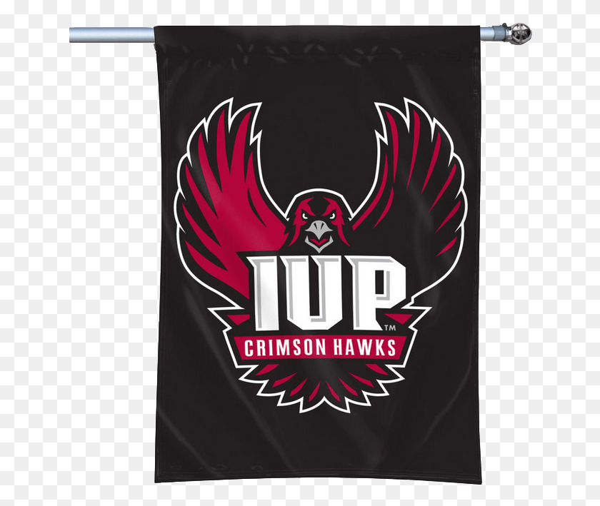 651x649 Banner Full Hawk Logo Iup Crimson Hawks Logo, Clothing, Apparel, Symbol HD PNG Download