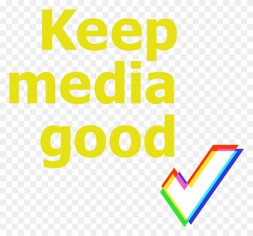 866x801 Баннер Keep Media Good Logo Графический Дизайн, Текст, Символ, Товарный Знак Hd Png Скачать