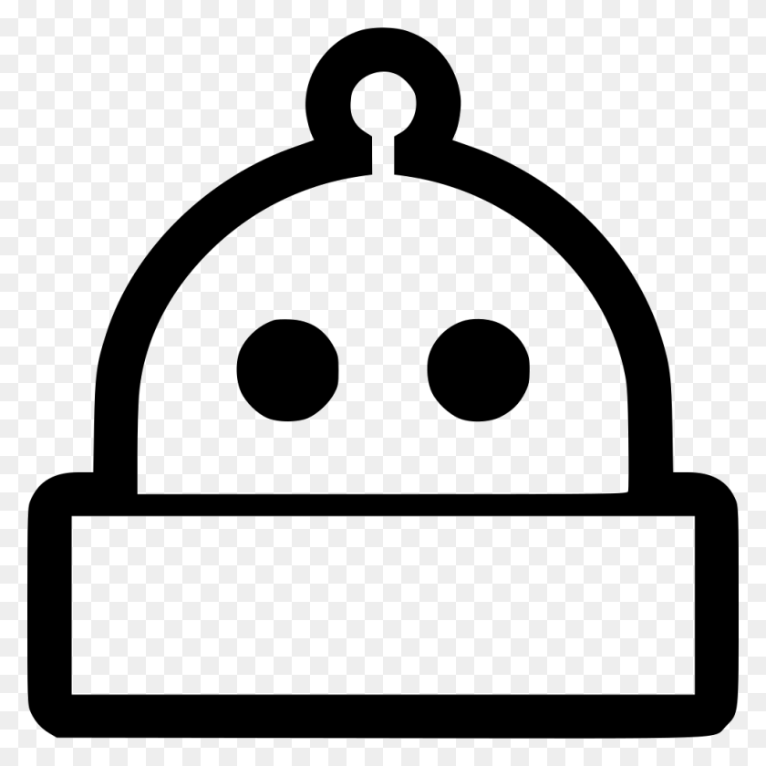980x980 Descargar Png Banner Library Icon Free Onlinewebfonts Robot Head, Stencil, Olla Hd Png