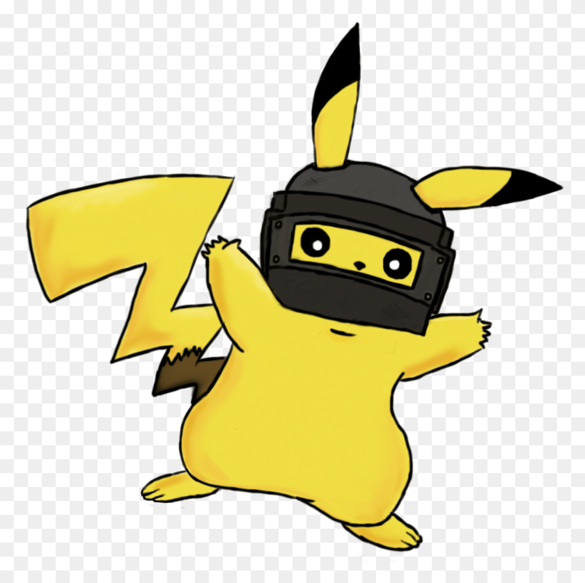 1524x1521 Banner Library Pikachu With A Level Helmet Pubg Level 3 Helmet Drawing, Clothing, Apparel, Animal HD PNG Download