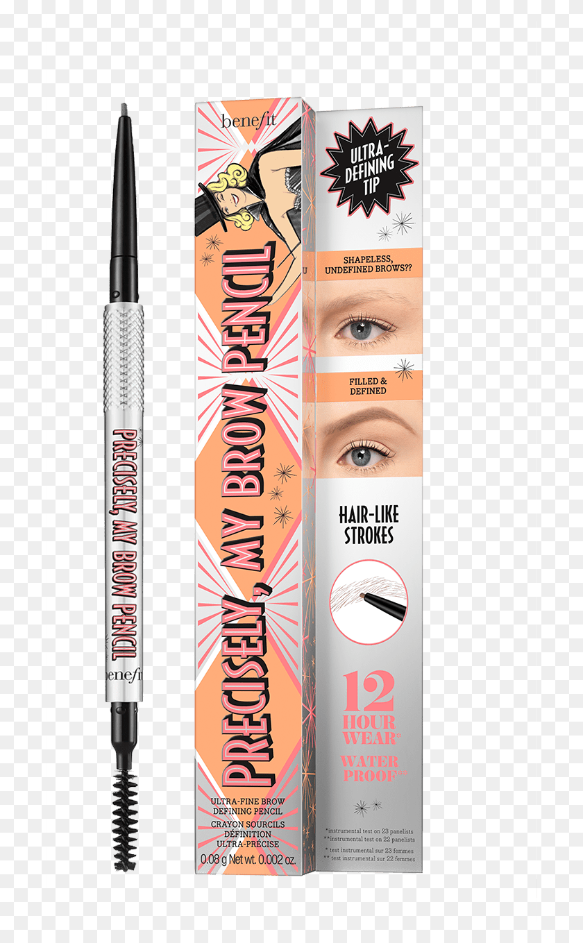708x1299 Banner Precisely My Brow Pencil Benefit Cosmetics Benefit Precisely Brow Pencil, Face, Label, Text Hd Png Download