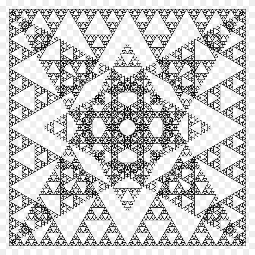 1282x1282 Banner Royalty Free Drawing Fractals Pentagon Circle, Ornament, Pattern, Fractal HD PNG Download