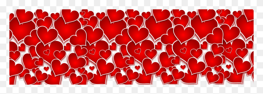1092x340 Баннер Вывеска Текстура Сердца Красные Сердца Баннер, Сердце, Свет, Узор Hd Png Скачать