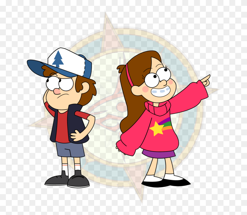 672x671 Banner Transparent Brother And Sister By Dragon Brother And Sister Tv Cartoon, Outdoors, Costume, Nature HD PNG Download