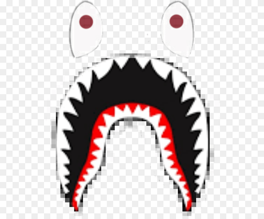 Bape Gucci Bape Shark Logo, Body Part, Mouth, Person, Teeth Transparent PNG
