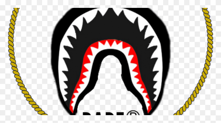 1024x537 Descargar Png / Bape Shark Logo, Etiqueta, Texto, Símbolo Hd Png