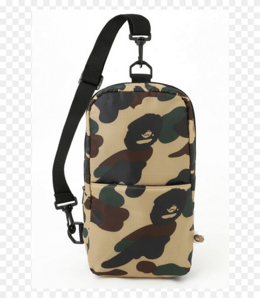638x901 Bape Waist Bag Camo, Military, Military Uniform, Backpack HD PNG Download