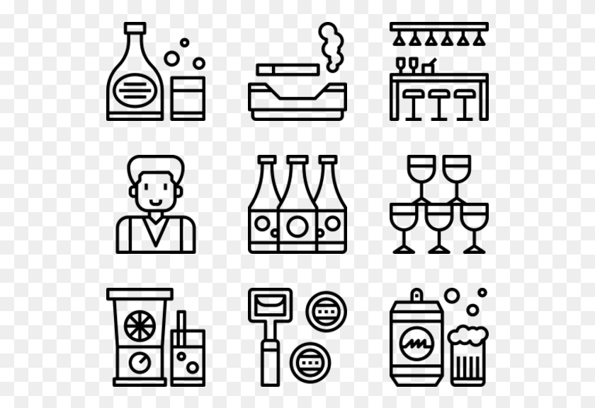 541x517 Bar And Pub Coding Language Icons, Gray, World Of Warcraft HD PNG Download