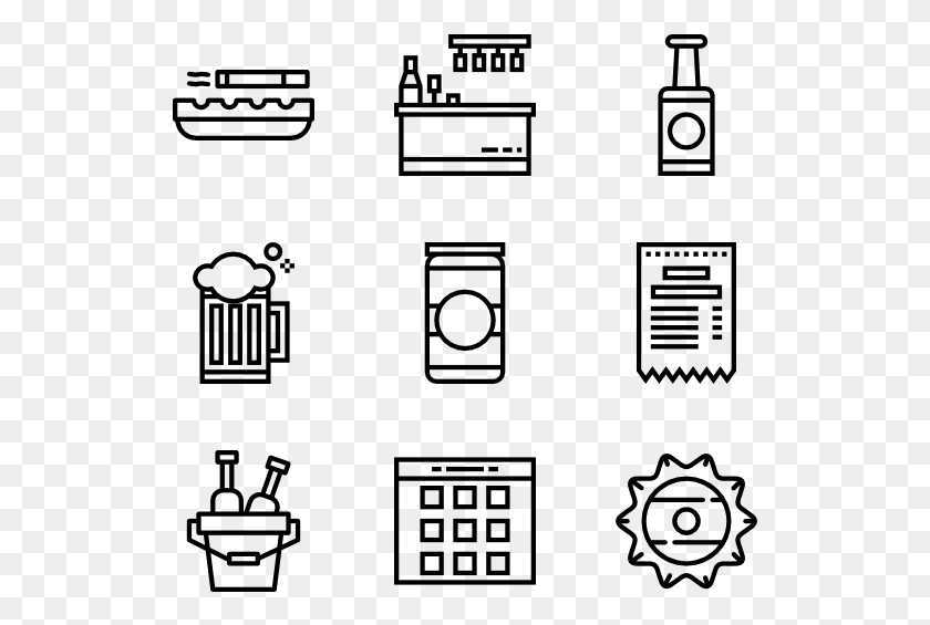 529x505 Bar Furniture Icon Vector, Gray, World Of Warcraft HD PNG Download