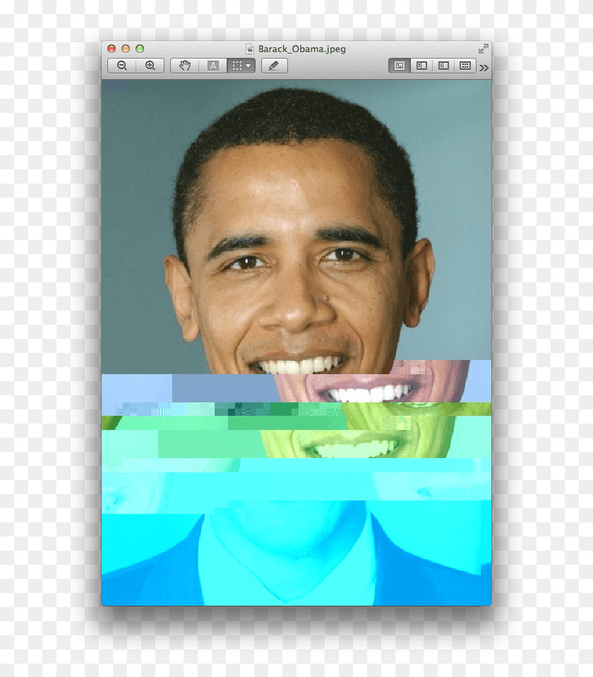651x899 Descargar Png / Barack Obama Glitch Art, Barack Obama, Cabeza, Cara, Persona Hd Png