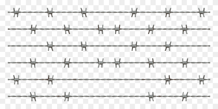6001x2777 Barb Wire Clipart Barbered, Barbed Wire, Prison HD PNG Download