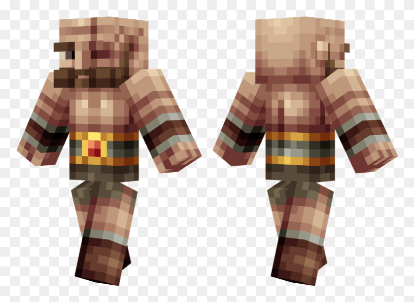782x554 Barbarian Harambe Minecraft Skin, Clothing, Apparel, Costume HD PNG Download