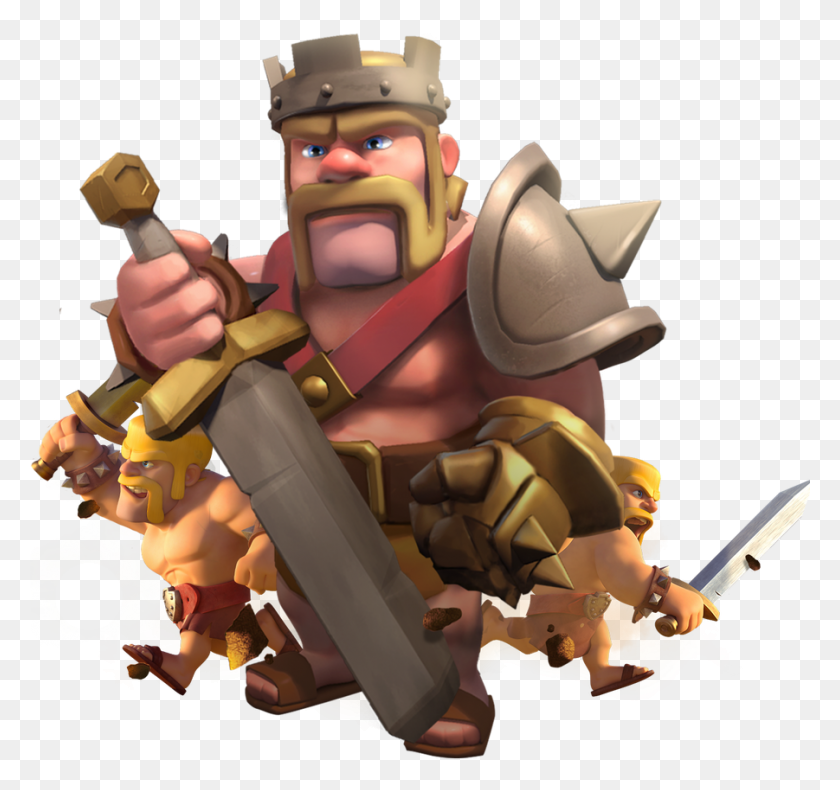901x844 Barbarian King Clash Of Clans Barabaro, Toy, Overwatch, Sweets HD PNG Download