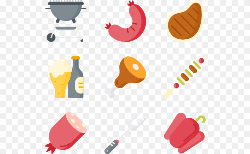 Barbecue Barbecue Icons, Cutlery, Fork, Food, Ice Cream Sticker PNG
