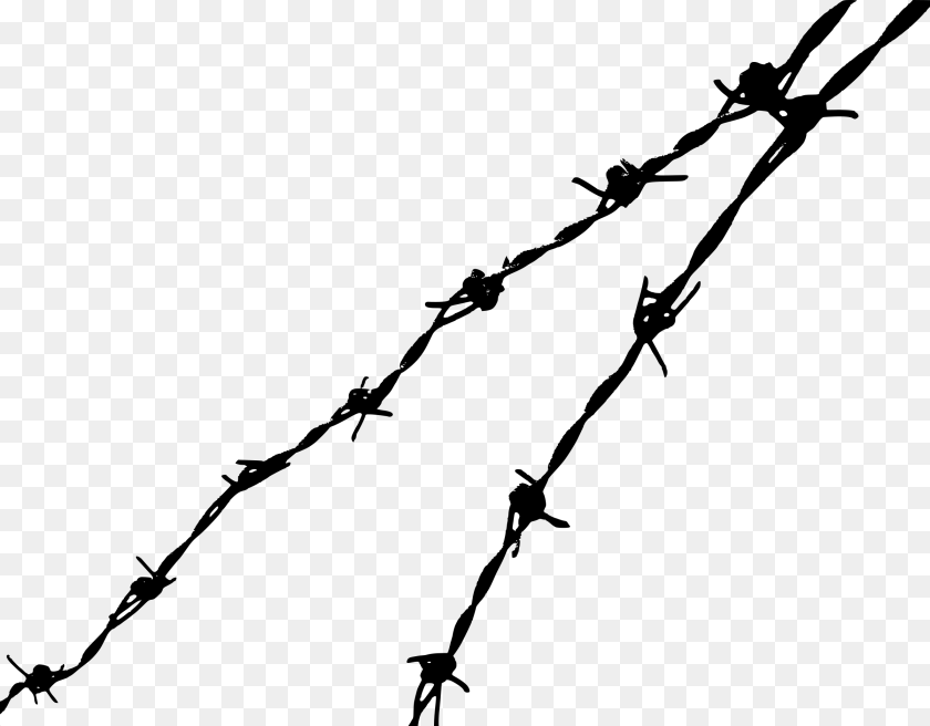 Barbed Wire Black, Gray Clipart PNG