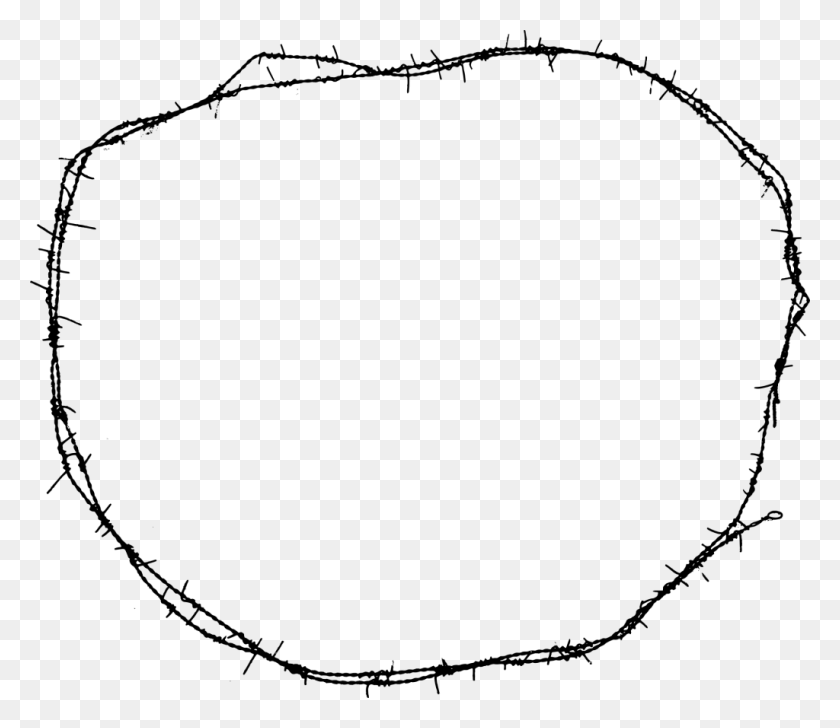 1024x878 Barbed Wire Circle Alambre De Puas Circulo, Gray, World Of Warcraft HD PNG Download