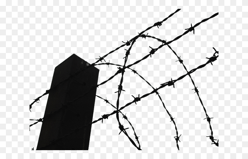 640x480 Barbed Wire Clipart Transparent Background Prison, Wire HD PNG Download
