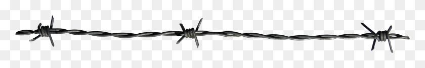 2782x268 Barbed Wire Fence Barbed Wire, Sword, Blade, Weapon HD PNG Download