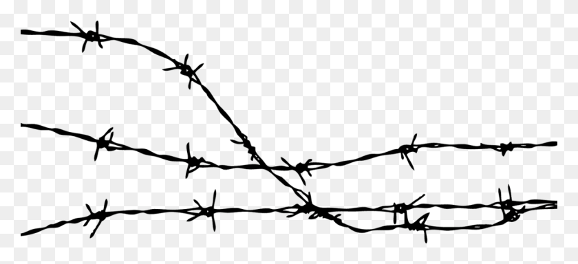 1154x480 Barbed Wire Transparent Background, Wire HD PNG Download