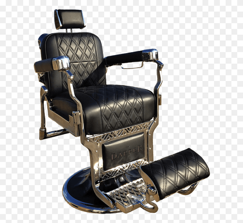 613x711 Barber Chair, Furniture, Cushion, Armchair HD PNG Download