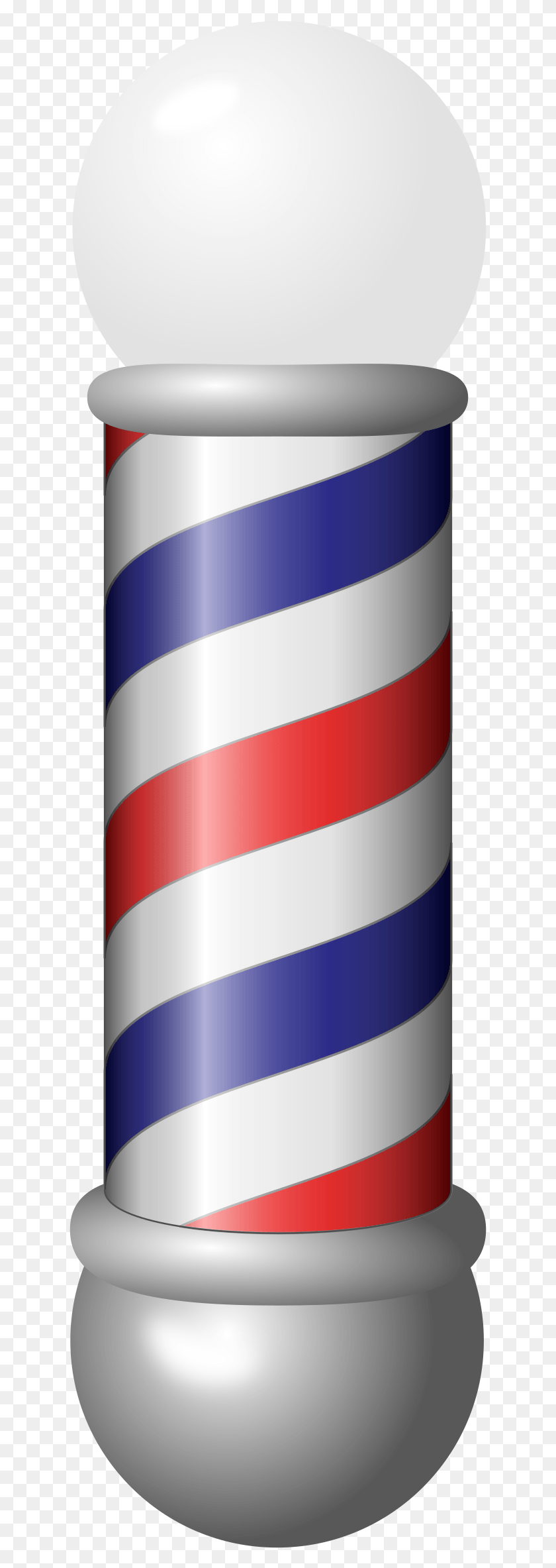 631x2307 Barber Pole Barber Pole Clipart Transparent, Soda, Beverage, Drink HD PNG Download