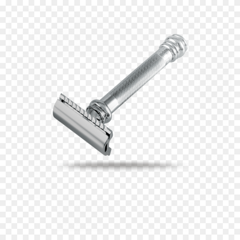 1000x1000 Barber Pole Chrome Safety Razor, Weapon, Weaponry, Blade HD PNG Download