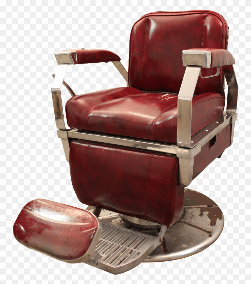 758x892 Barber Seat Chair Armchair Freetoedit Barber Chair, Furniture HD PNG Download