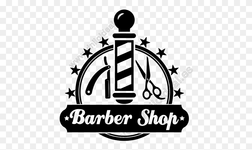 446x442 Barber Shop Logo Transparent Background Logos Barber Shop, Text, Alphabet, Hand HD PNG Download