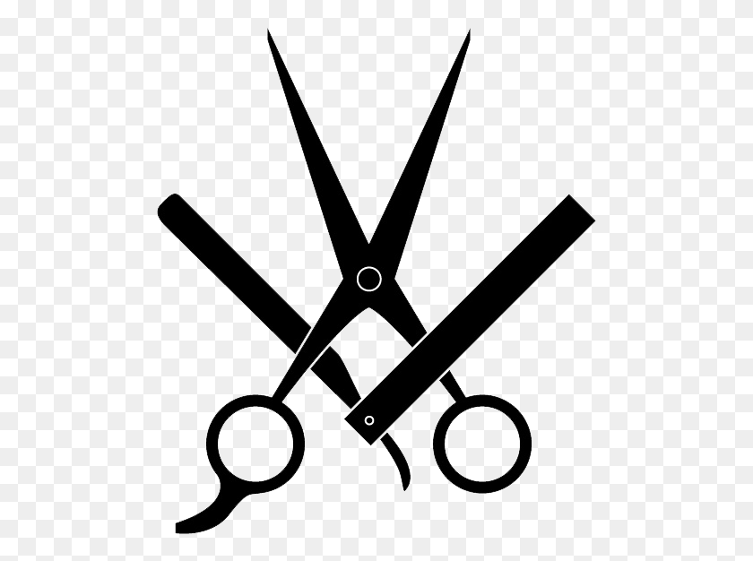 491x566 Barber Straight Razor Barber Shop My Beauty Fundraising Barber Shop Logo Clip Art, Weapon, Weaponry, Blade HD PNG Download