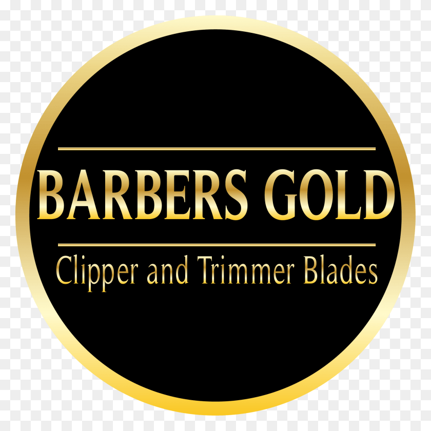 1739x1739 Barbers Gold Clipper Trimmer Blades Circle, Label, Text, Logo Descargar Hd Png