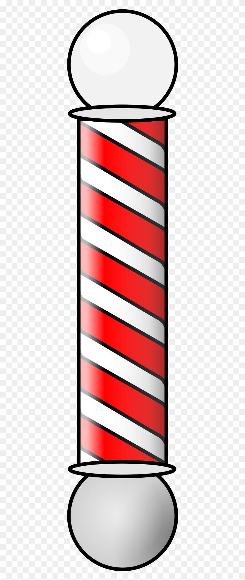 382x1924 Barbershop Pole 1 Smil Animation Cylinder, Tie, Accessories, Accessory HD PNG Download