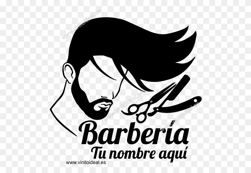 510x520 Barbershop Vector Barber Man Logos De Barberia, Text, Alphabet, Clothing HD PNG Download