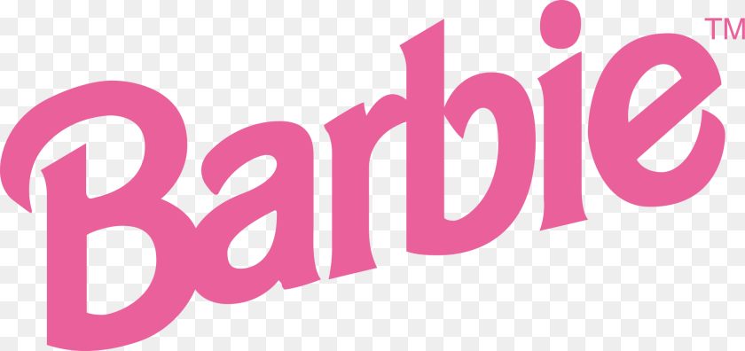 2000x944 Barbie, Text PNG