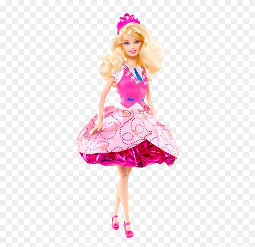 343x754 Barbie Charm School Blair Doll, Falda, Ropa, Vestimenta Hd Png