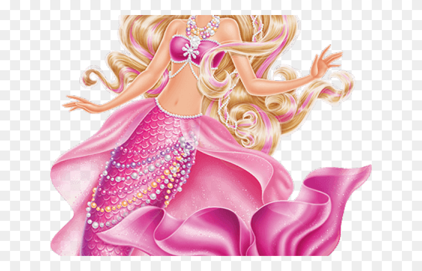 640x480 Barbie Clipart Queen Mermaid Lumina Barbie The Pearl Princess, Figurine, Doll, Toy HD PNG Download