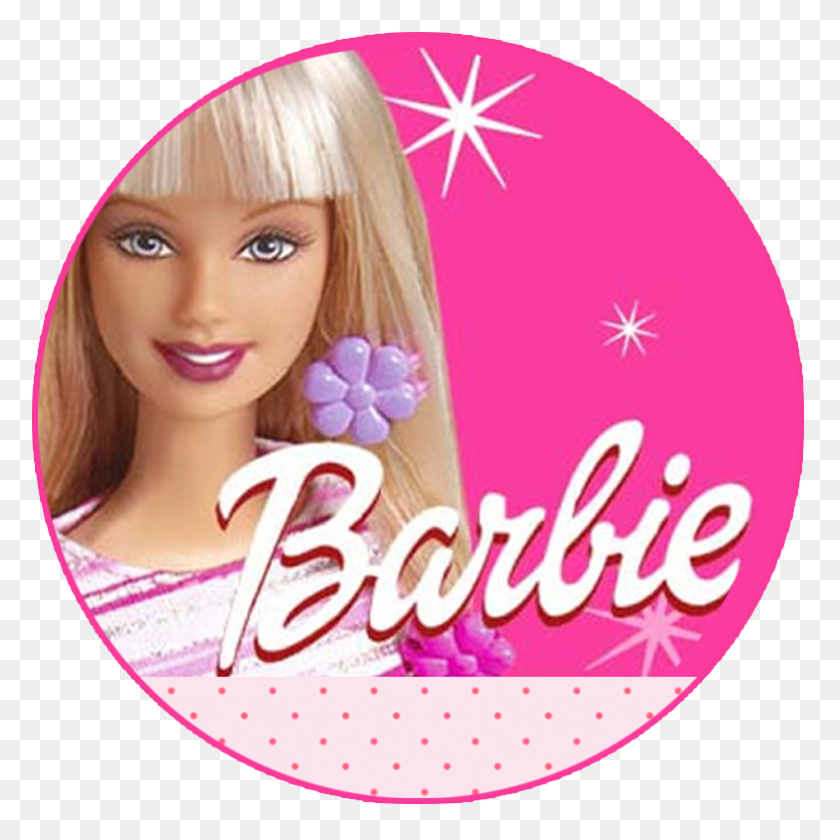 787x787 Barbie Clipart Round Barbie, Figurine, Doll, Toy HD PNG Download