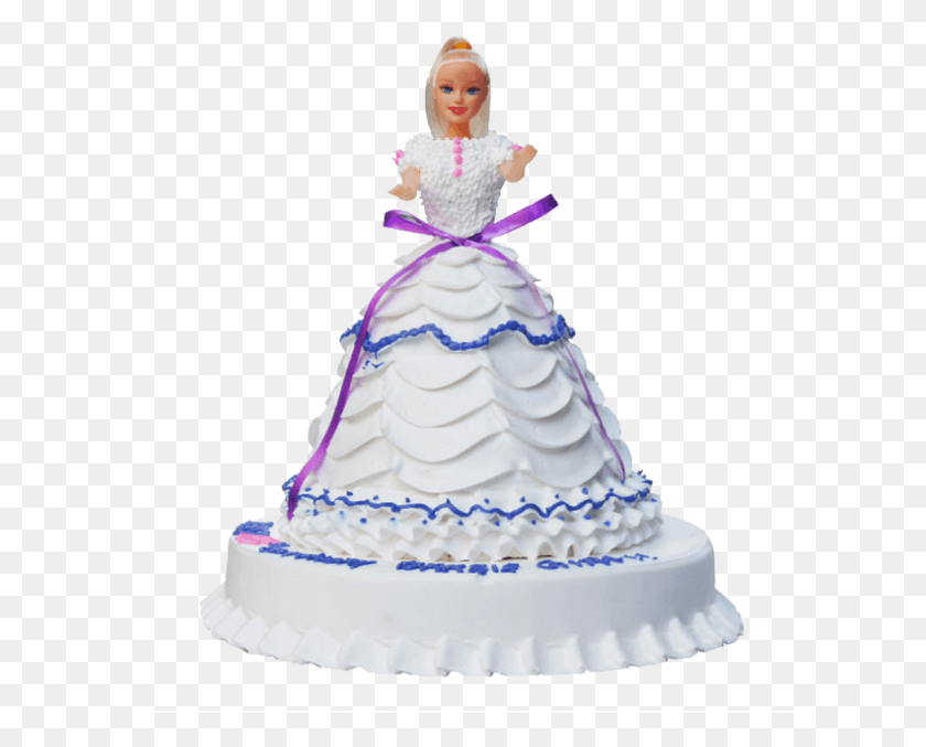 601x617 Barbie Cute Girl Princess Peach Cake 2 Kg Doll Cakes, Dessert, Food, Wedding Cake HD PNG Download