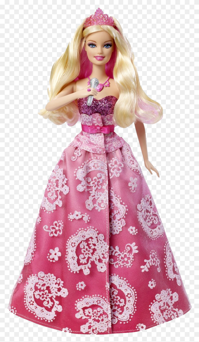 793x1406 La Princesa Barbie Y La Estrella Del Pop Png / Muñeca Barbie Png