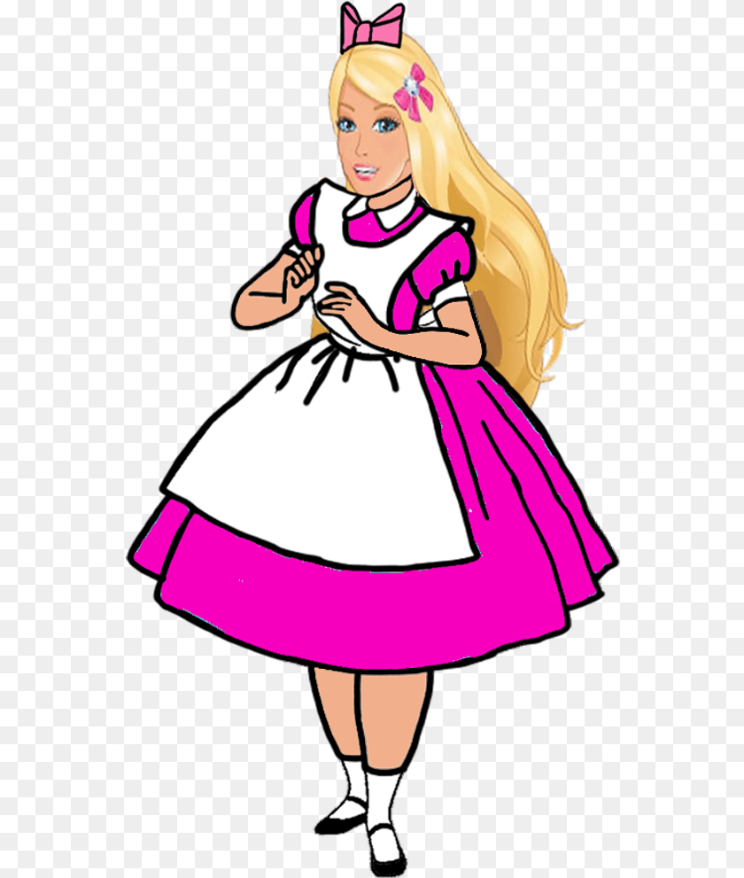 561x991 Barbie In Wonderland By Darthranner83 Fictional Girls As Alice In Wonderland, Book, Clothing, Comics, Costume Transparent PNG
