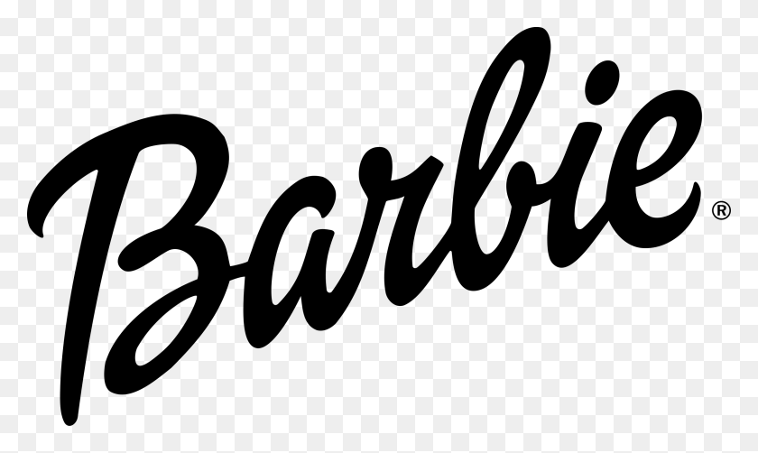 2400x1360 Barbie Logo Black And White Barbie Logo, Gray, World Of Warcraft HD PNG Download