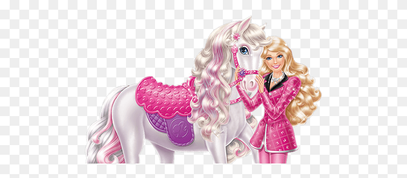 491x308 Barbie Pony Tale, Figurine, Person, Human HD PNG Download