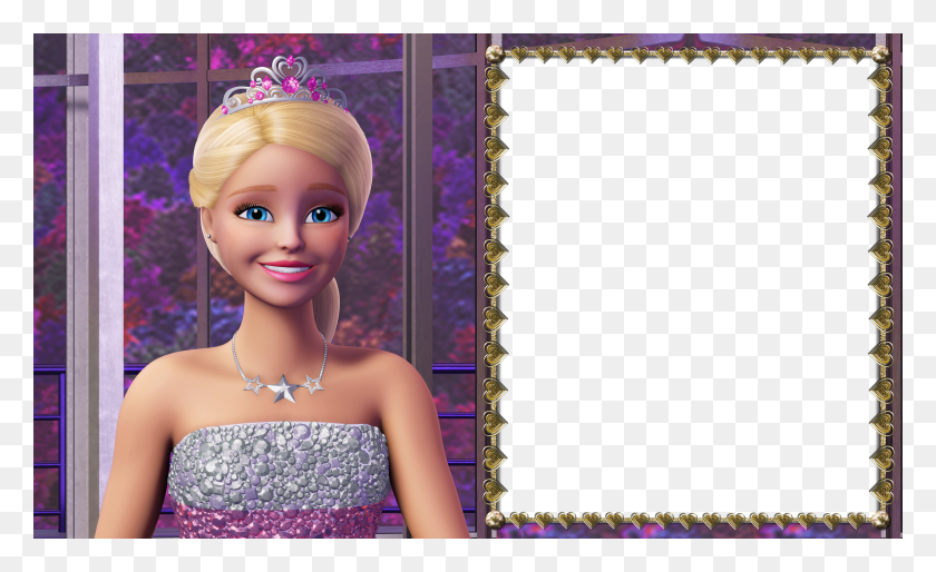 4000x2330 Descargar Png / Barbie Rock N Royals Border Hd Png