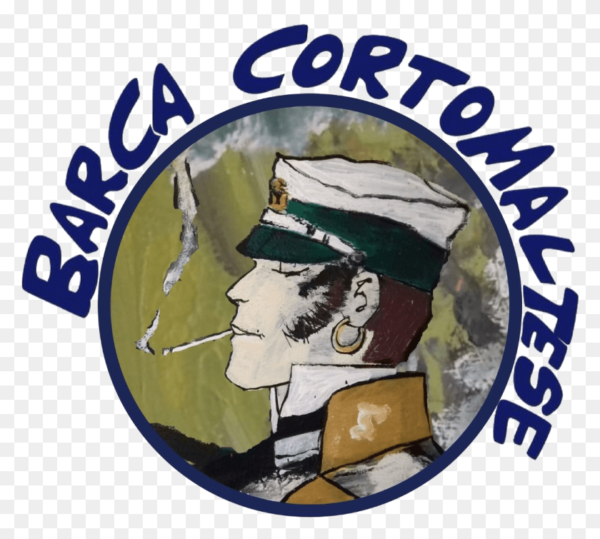 1045x932 Barca Corto Maltese Corto Maltese Logo, Person, Human, Label HD PNG Download