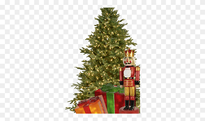 308x434 Barcana Offers Beautiful Holiday Decor To Enhance The Christmas Tree Left Side, Tree, Ornament, Plant HD PNG Download