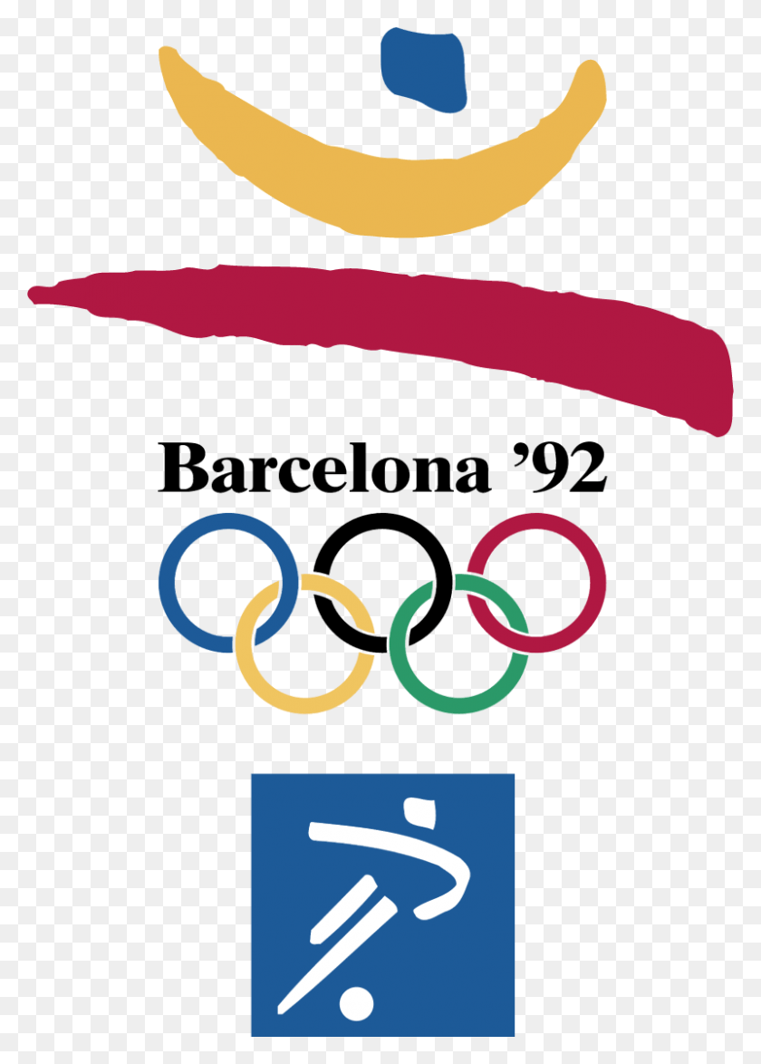800x1143 Barcel 1 Vector 1992 Summer Olympics, Logo, Symbol, Trademark HD PNG Download